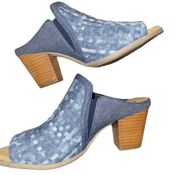 Minnetonka Mona Attached Chunky Heel Slide Sandals sz 8 - Picture 7 of 7